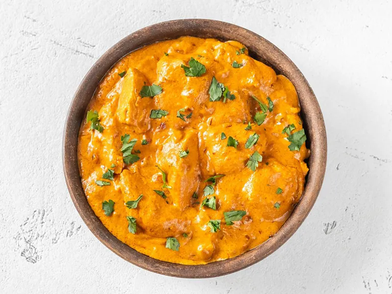 Silky creamy butter curry chicken with rich sauce at New King Wok, a Chinese Restaurant in Bensalem